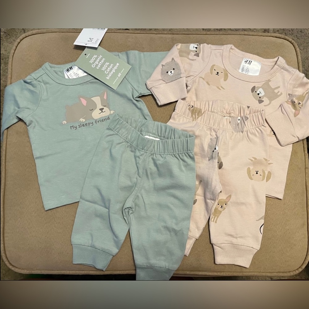 NWT Organic Cotton PREEMIE pants and long sleeve set
